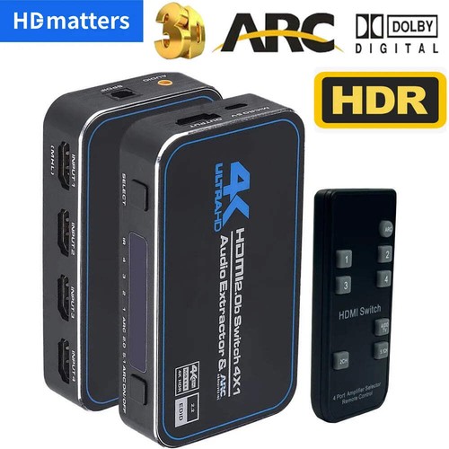 Hdmi switch with audio 4k - hdmi,