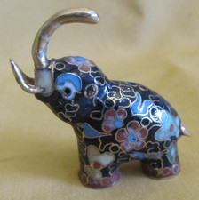 Figurine en émaux cloisonné