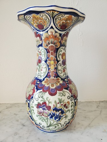 Grand vase boch - grand, polychrome