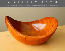 ? RARE & GORGEOUS! HUGE DANISH MODERN BOWL! UNDULATING RIM! FINN JUHL 50's ?