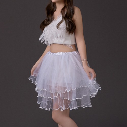 Femme volants tulle jupe - femme, à