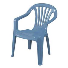 Enfants Chaise de Jardin Bleu