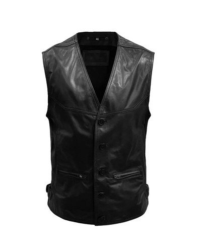 Gilet pour homme cuir - gilet,
