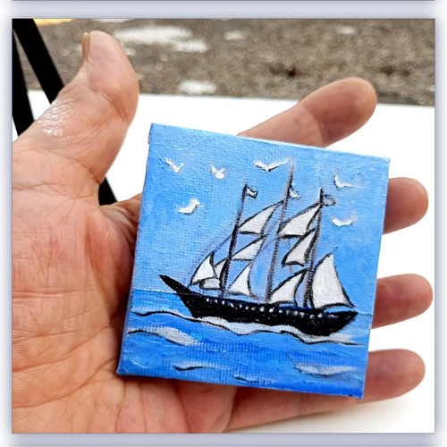 Tableau bateau gréément - tableau,