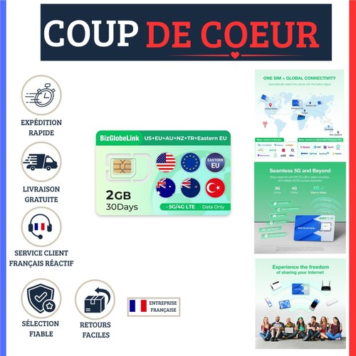 Carte sim données voyage - carte, 2