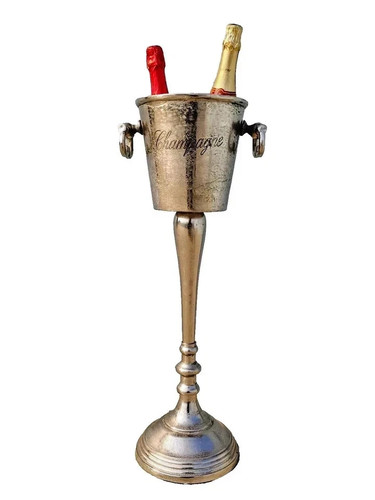 Seau champagne argent - seau, sur