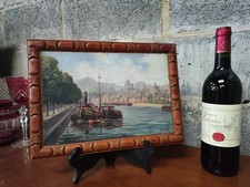 Peinture à l'huile sur bois