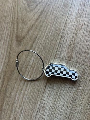 Porte clé damier pour mini - porte,