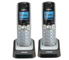 2 x Vtech DS6101 2 Line Accessory Expansion Handset For DS6151