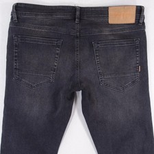 Hommes HUGO BOSS CHARLESTON Ajusté Skinny Élasthanne Gris Jeans W36 L34