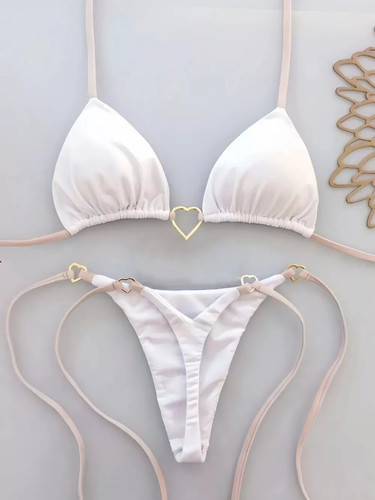 Bikini blanc micro - bikini,