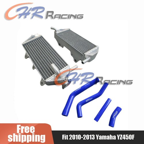 Aluminum radiator blue hose - aluminum, radiator&blue