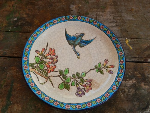 Longwy émaux tasse - émaux, soucoupe