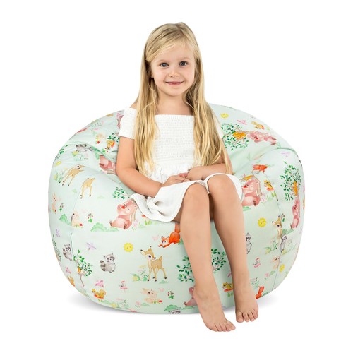 Sac rangement peluche pouf - sac,