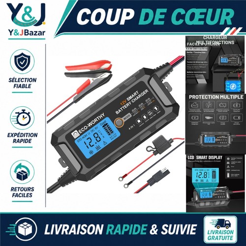 Chargeur batterie 12v - chargeur, 5a