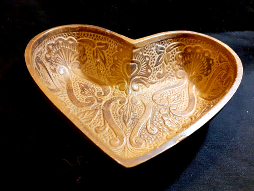 Coeur terre cuite moulé - coeur,