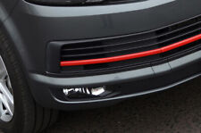 3Pc Rouge Grille Bordure Accents Pour Volkswagen t6 caravelle (2016