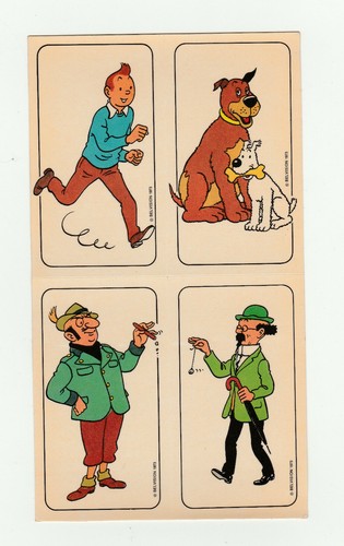 Herge tintin feuillet - tintin,
