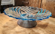 Coupe À Fruits Art Deco Verre