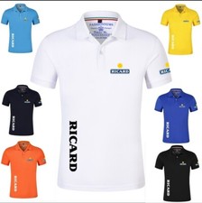 T Shirt  ricard Polo Homme Femme  Manche Courte Col  Aperitif Marseille Petanque