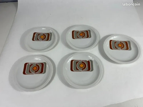 Lot assiettes à dessert - lot,