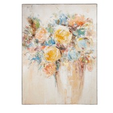 Oie noire 1Q222 cadre acrylique sur toile 90*120 cm avec applications NEUF