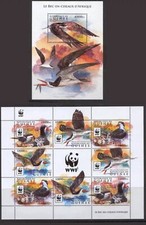 WWF /  Birds  / Fauna / Nature - stamps Timbres - MNH** SN.