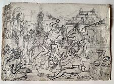 Dessin Ancien XIXEME Bataille