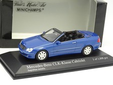 Minichamps 1/43 - Mercedes CLK Cabriolet Blue