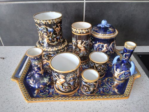 Gien faïence service fumeur - service, a