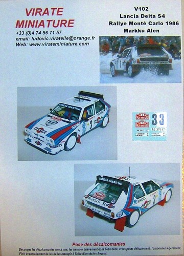V102 lancia delta rallye - lancia,