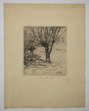 DONNAY Jean-"Les saules"