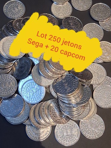 Lot 250 jetons sega - 250,