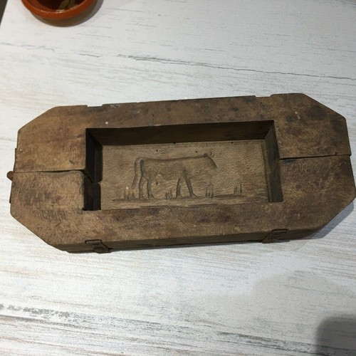 Ancien moule beurre décor - ancien,