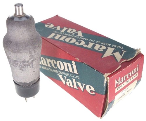 Vms4b marconi radio tube - marconi,