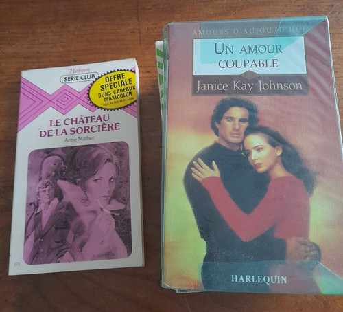 Lot livres harlequin - de,