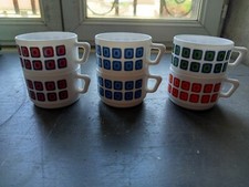 LOT DE 6 TASSES - ARCOPAL -