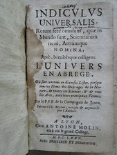 POMEY : INDICULUS UNIVERSALIS