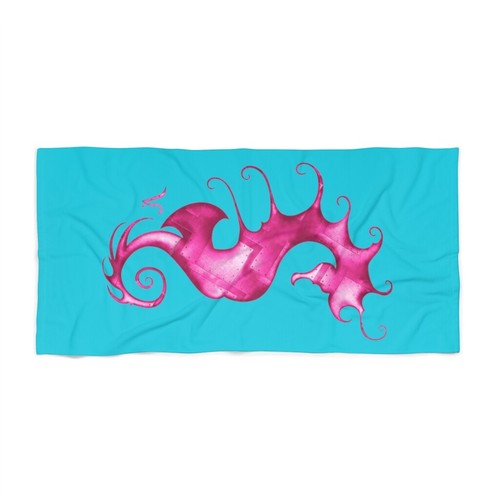 Metal riveted seahorse beach - riveted,