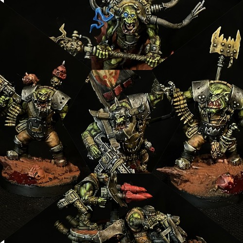 Warhammer 40k orks - orks, patrouille