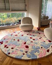 Tapis de créateur rond