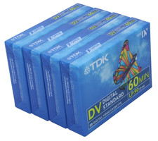 TDK Lot 4  cassette pour caméscope Mini DV   NEUF  (Réf#V-288)