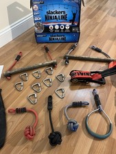 Slackers Ninja Line Slackline Obstacles Grip Ninja Warrior Training  used 