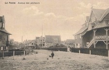 CPA EUROPE BELGIQUE LA PANNE AVENUE DES PÊCHEURS