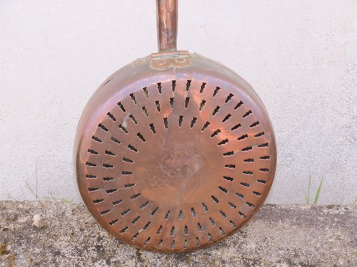 Bassinoire cuivre xixe manche - cuivre,