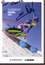 Ski Alpin * Clement NOEL * AUTOGRAPHE / DEDICACE * France