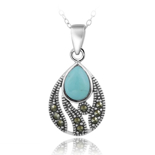 925 turquoise argent - turquoise,