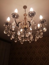 lustre pampilles ancien(8