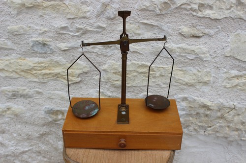 Balance ancienne laiton - balance,