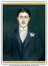 Portrait de Marcel Proust Jacques-mile Blanche